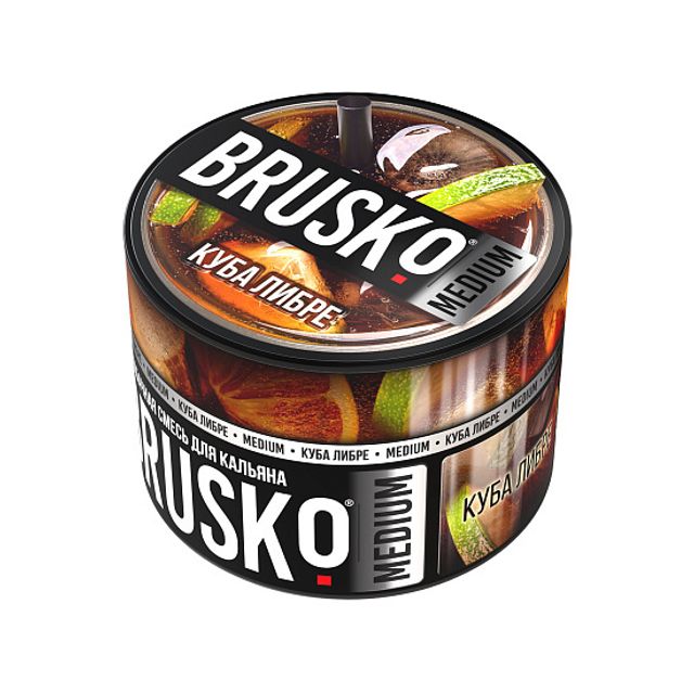 Бестабачная смесь Brusko Medium - Куба Либре 50 г