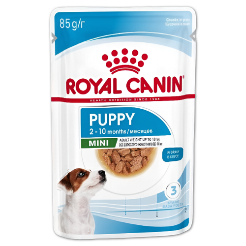 Royal Canin корм консервированный для щенков кусочки в соусе мелкие породы