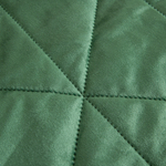 Велюровое покрывало в клетку с наволочками OVL049