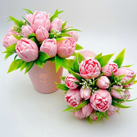 Композиция "Тюльпаны Роуз"