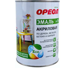 Эмаль акрил универсальная бел п/глянцевая 0,9кг Л-С