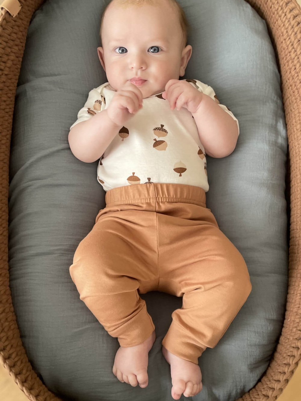 Штанишки, сет из 3х штук Mjölk Blue Shadow/Camel/Steel Grey