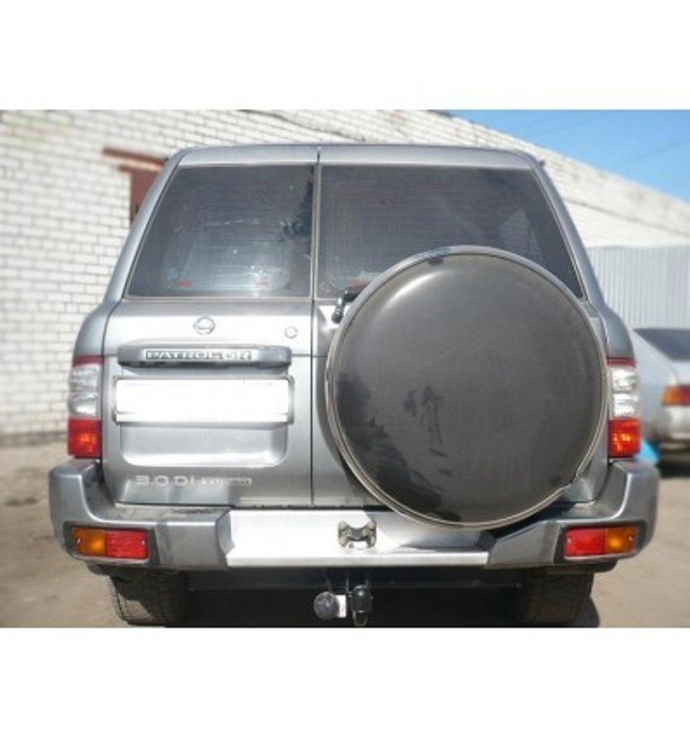 Фаркоп на Nissan Patrol GR 1998-2009 без выреза в бампере. Тип шара: A. Нагрузки: 2000/75 кг, масса фаркопа 20,5 кг (без электрики в комплекте) - 4323-A Oris