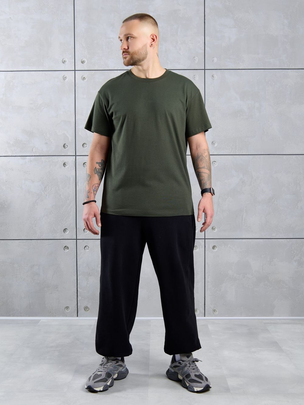 Фуфайка (футболка) мужская Джек-1 Виотекс ТЕМНО-ЗЕЛЕНЫЙ