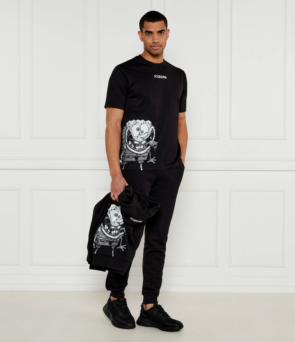 Футболка Iceberg x Spongebob Iceberg - черный(252 I1P F072 6327)