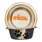 Миска "efox" для питомцев из нержавеющей стали, форма чаша
