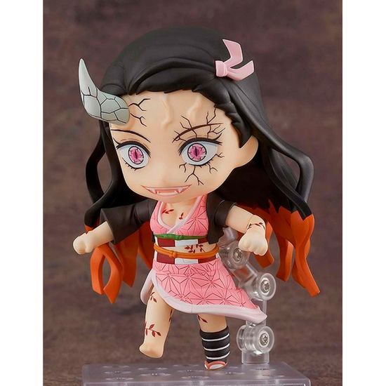 Фигурка Nendoroid Клинок рассекающий демонов Nezuko Kamado Demonization Ver. 10см / Фигурка Нендороид по мотивам аниме "Клинок, рассекающий демонов", Незуко Камадо