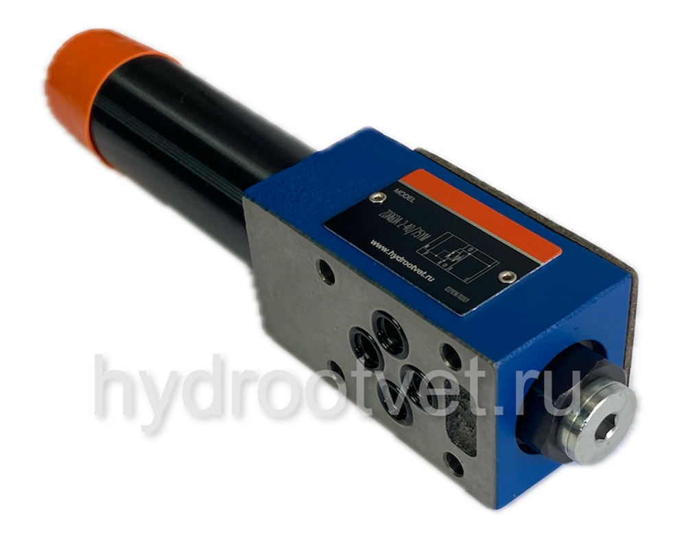 ZDR6DA2-4X/150YM - Редукционный клапан Ду 6 трехлинейный модульного монтажа с давлением регулировки до 150 бар, регулирует в канале A, обратный клапан - М = нет