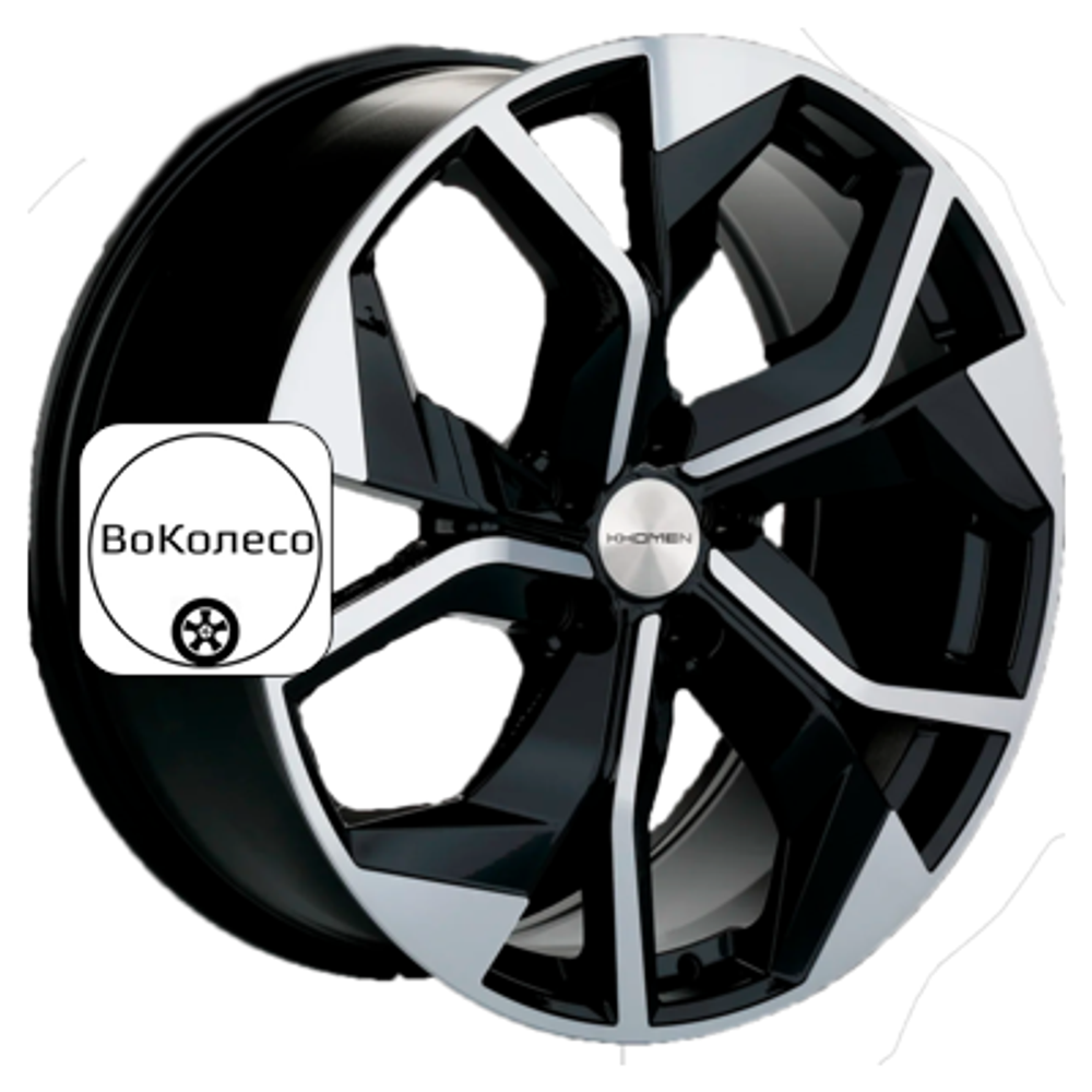 8,5x20/5x114,3 ET35 D60,1 KHW2006 (RX) Black-FP Khomen Wheels