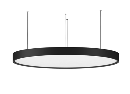 Подвесной светодиодный светильник, 192W, 36016Lm, 4000К, D1200мм, черный