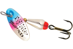 Блесна вращающаяся Mepps XD TRI FLUO, 3, SILVER/Rainbo