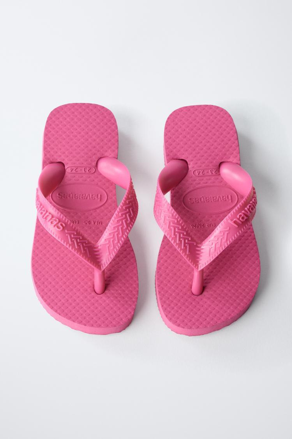 ZARA X HAVAIANAS ® САНДАЛИИ, РОЗОВЫЙ