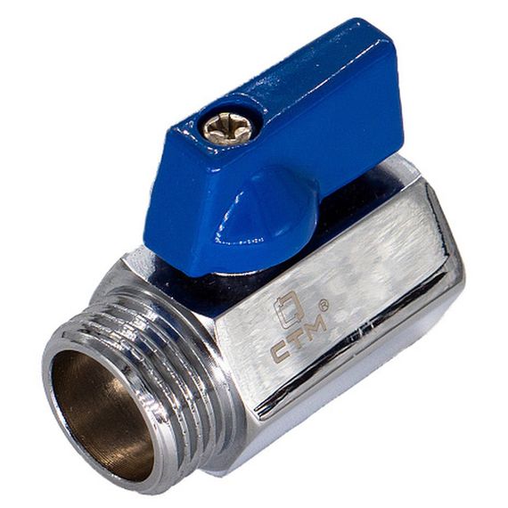 Кран CTM шар. мини для воды 1/2 г/ш флажок хром. CWMFM012 купить в Москве и Московской области по низкой цене с доставкой по России — (2) Кран CTM шар. мини для воды 1/2 г/ш флажок хром. CWMFM012 — (2)