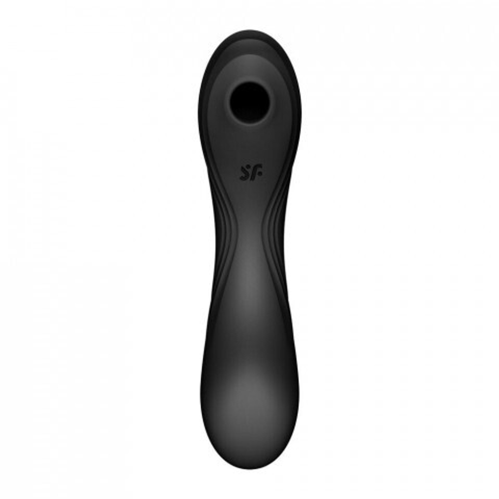 Вакуумный стимулятор с вибрацией Satisfyer Curvy Trinity 4 черный