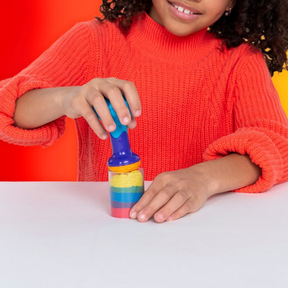 Kinetic Sand - Набор инструментов для кинетического песка Rainbow 386 г 6053691