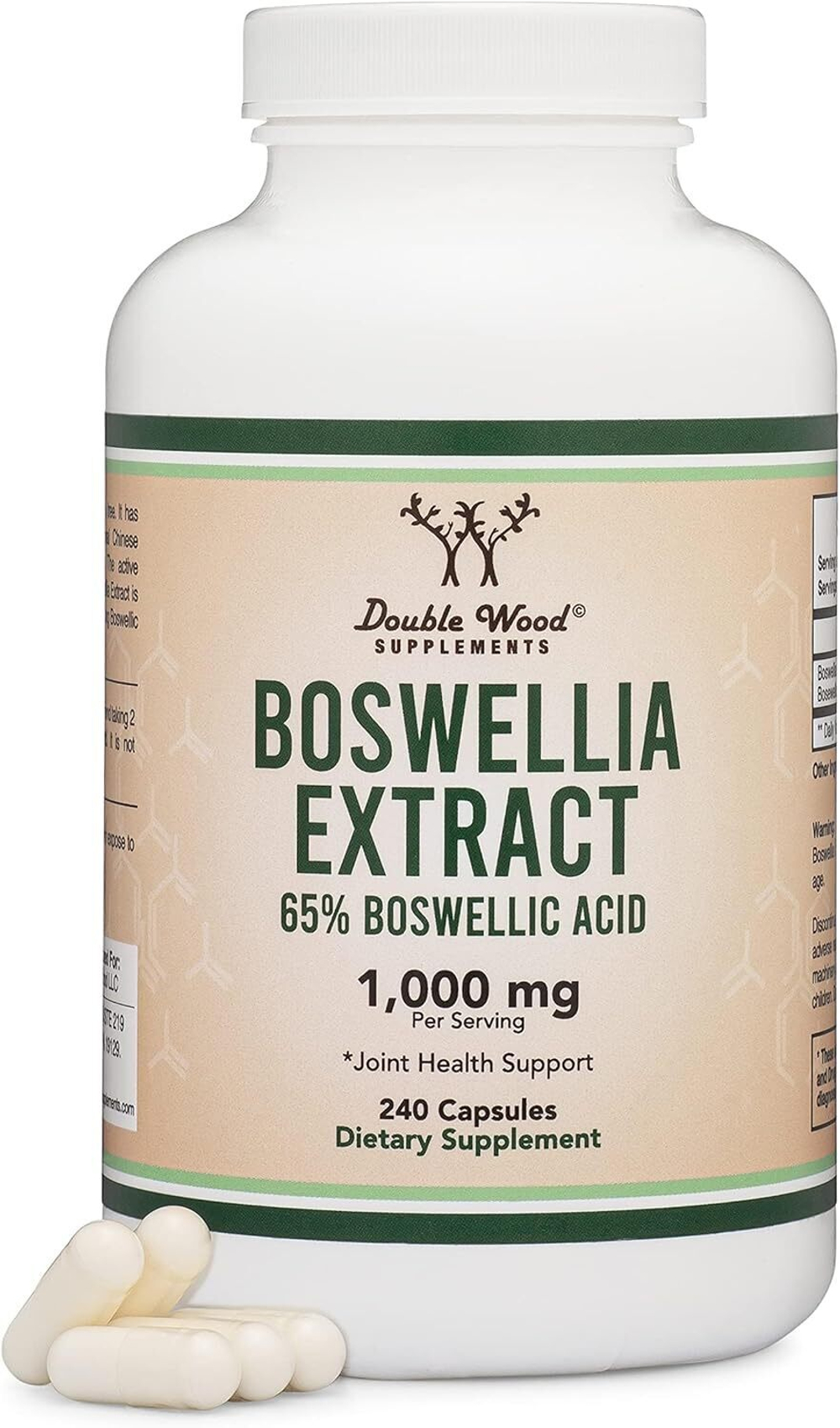 Double Wood Supplements - Boswellia Extract 240 capsules