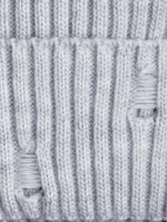 Шапка бини рваная и снуд осенняя