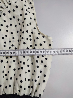 Платье комбинированое в горох 44 размер