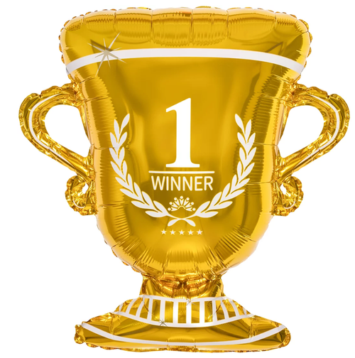 Шар (29''/74 см) Фигура, Кубок Чемпиона, Золото, 1 шт. в уп.