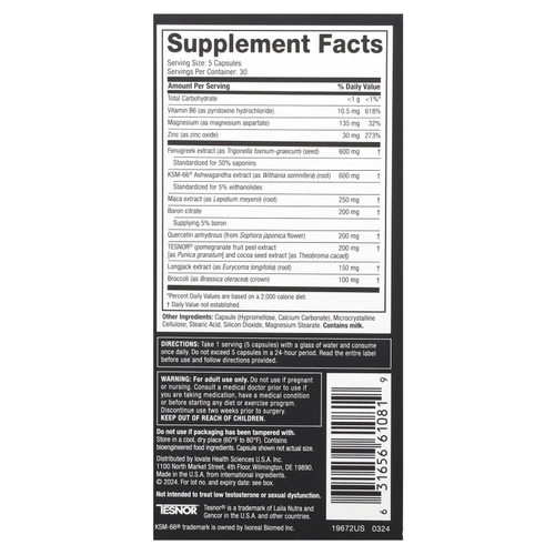 MuscleTech, AlphaTest™ Extreme, 150 Capsules