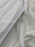 Резинка бельевая ажурная белая 10 мм