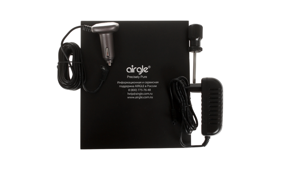 Очиститель воздуха Airgle AG25, для автомобиля, настольный, 8Вт, HEPA фильтр, черный