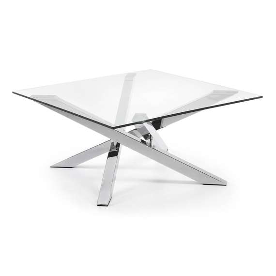 Журнальный столик Mikado 90x90 см, стекло