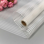 Пленка В рулоне 10 м х 58 см "Полоска" (Белый)