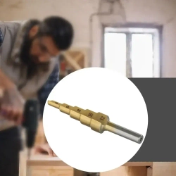 OZ-GLGO Сверло-коронка из быстрорежущей стали HSS с покрытием, диаметр 4-12/20/32 мм