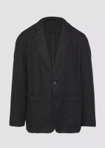 Структурированный хлопковый пиджак в непринужденной посадке