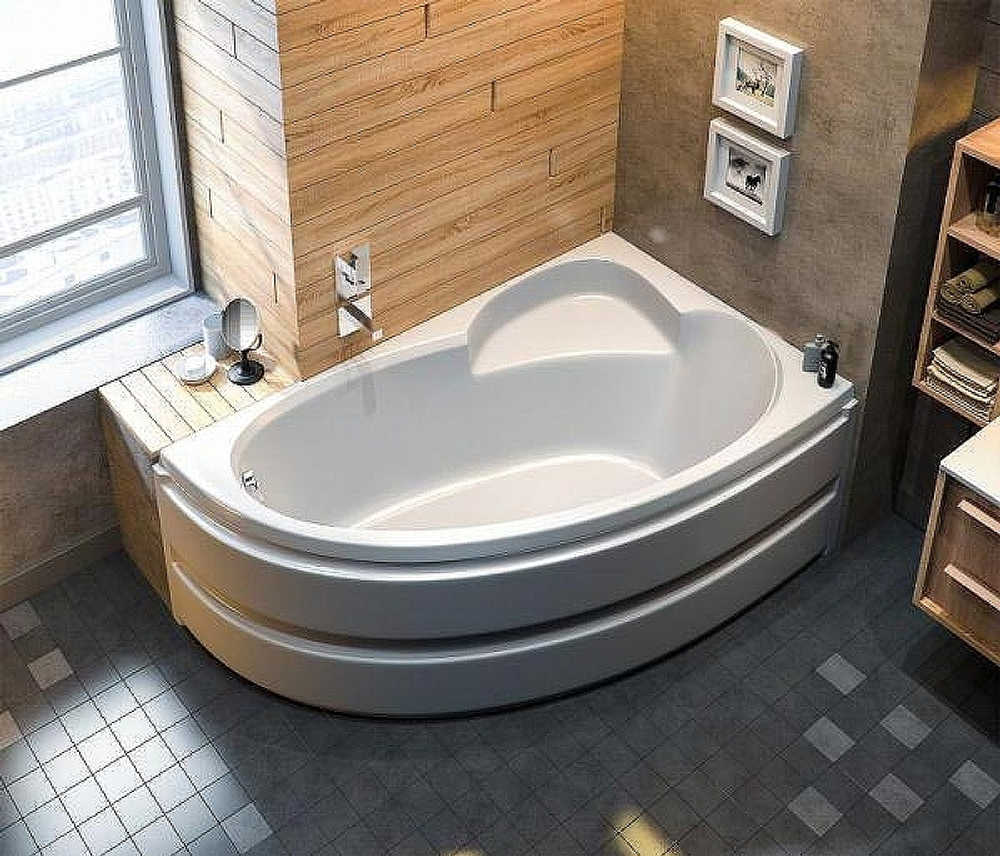 Акриловая ванна Bas (Бас) Сагра 160х100 R, с каркасом