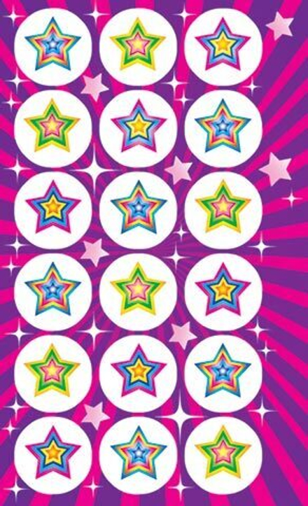 Набор наклеек поощрительных "Оценки" , звезды
