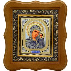 Казанская Божья матерь. Печатная икона