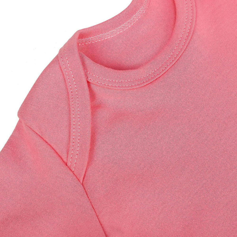 Набор боди длинный рукав без кнопки (3шт), р.р. 68, для девочки, цв в ассорт, (Аmoteks)