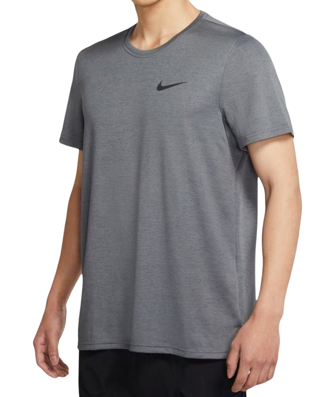 Мужская теннисная футболка Nike Dri-Fit Superset Top SS M - iron grey/black