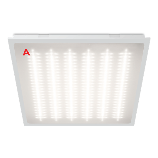 Светильник CLIP-IN ДВО04-052 с БАП EM3 54Вт 4000К IP54 Микропризма 6500лм 600х600х50мм WOLTA PRO