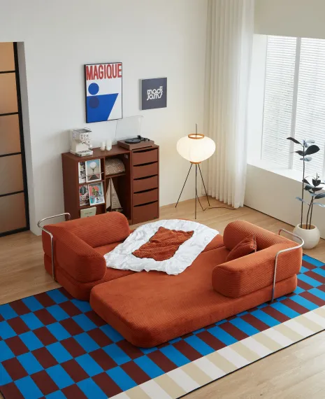 Диван Teddy Prime, терракотовый