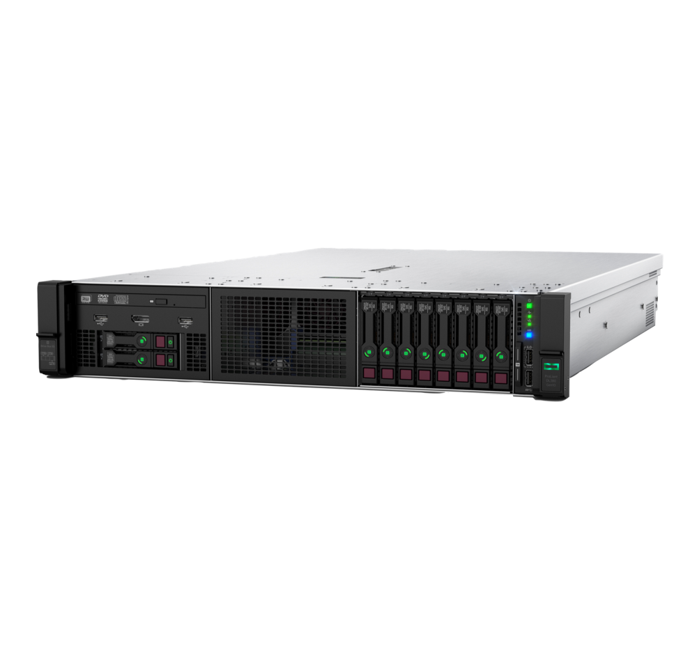 Стоечный сервер - HP Enterprise ProLiant DL380 Gen10, 2U, 8x 2.5“, 1x Xeon[4215R] 8 Cores, 32Gb, P40425-B21