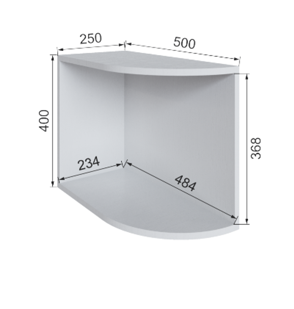 Антресоль Бруклин 25АУЗР400