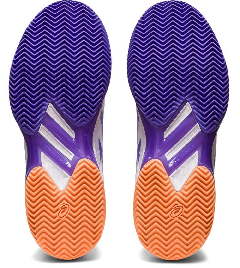 Женские Кроссовки теннисные Asics Solution Speed FF 2 Clay - белый