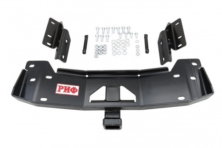 Фаркоп передний (переходник) для съемной лебёдки в штатный бампер УАЗ Патриот 2015+ РИФ