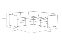 Комплект мебели Provence Set, капучино