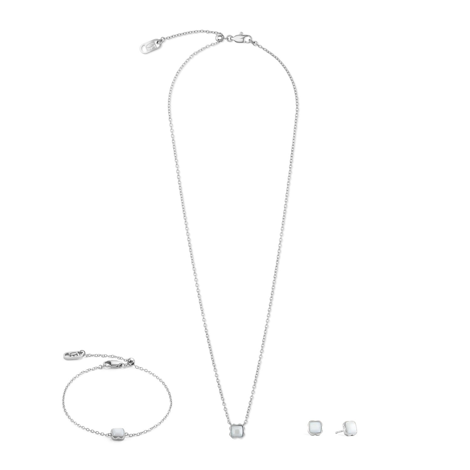 Браслет Coeur de Lion White quartz (April) 1300/30-1400
