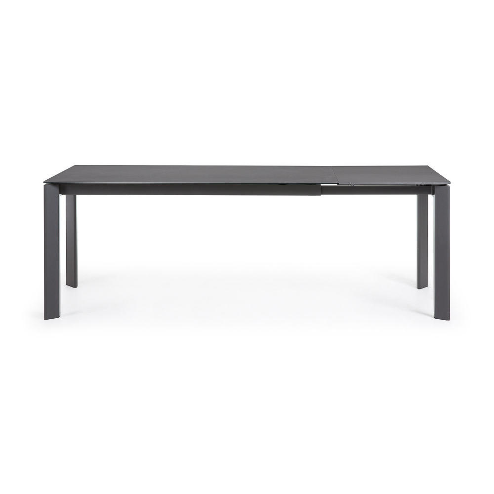 Раздвижной стол La Forma (ex Julia Grup) Atta 160 (220) x90 графит керамический