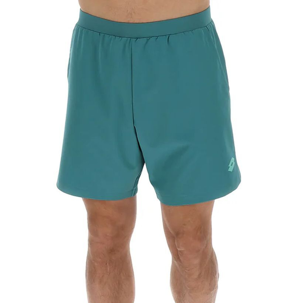 Мужские теннисные шорты Lotto Superrapida VIII - deep dark green