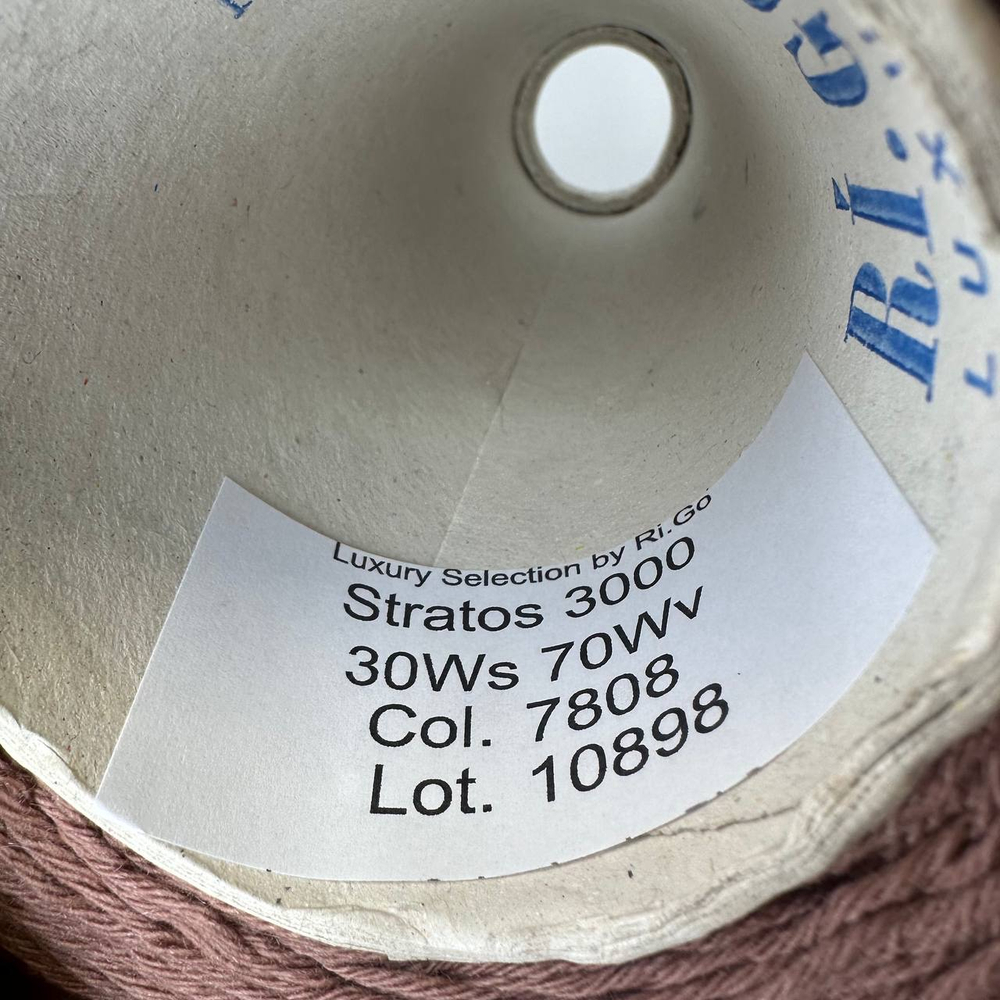 STRATOS - Luxury Selection by Ri.Go; 30% кашемир, 70% меринос; 300м/100гр; col. 7808, цвет: пыльная роза; S