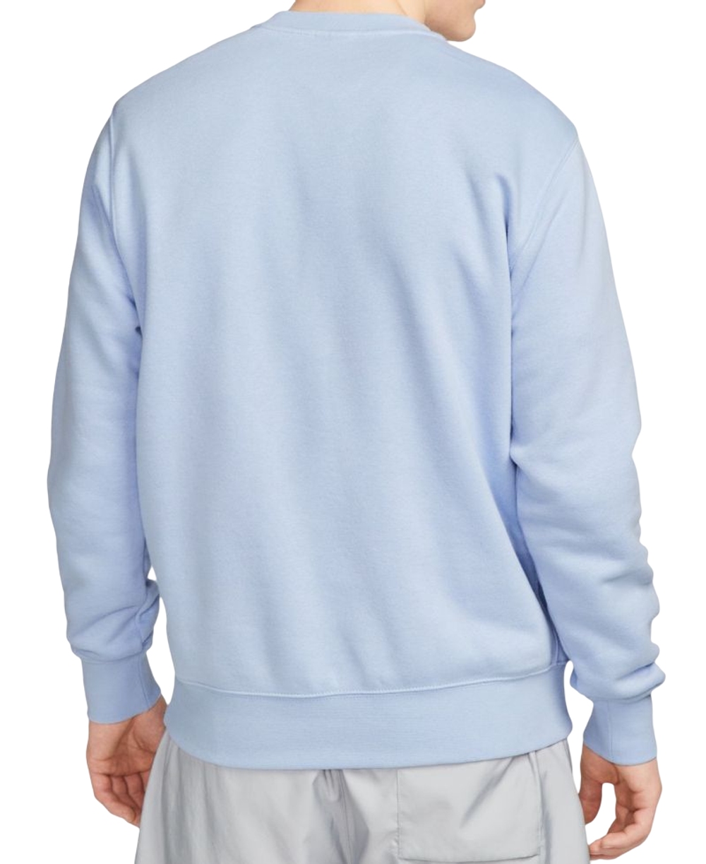 Мужская теннисная кофта Nike Swoosh Club Crew - cobalt bliss/white