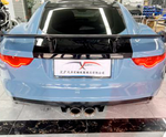 Карбоновый спойлер крыло в стиле SVR для Jaguar F-Type 2013-2024 Ягуар