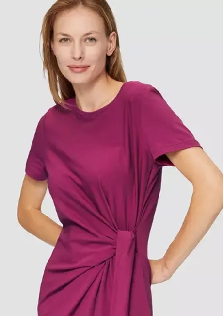 Хлопковое платье-миди