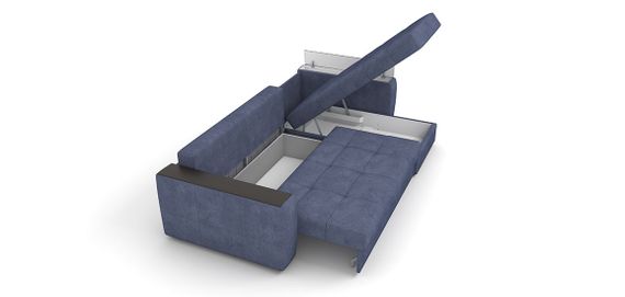 Сиэтл, угловой диван-кровать, Enigma Grafit